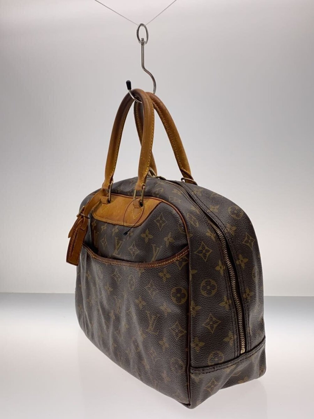 Louis Vuitton Canvas Monogram Bowling Deauville Vanity Brown